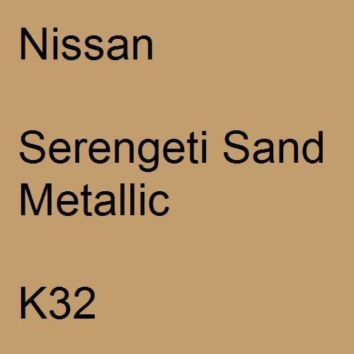 Nissan, Serengeti Sand Metallic, K32.